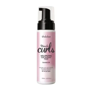 Coconut Oil Private Label No Flaking Anti Frizz Lasting Styling Curly Hair Foam Mousse for Customization