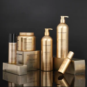 Collagen Shampoo Conditioner Hair Oil Hair Mask Repairing Nourishing Moisturizing Hair Care Set Support Customize
