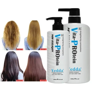 Collagen Vita Protein Hair Straightening Cream Smoothing Repair Shiny Treatment 500/1000ml