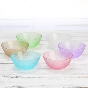 Colorful Bowl Set 5 Inches Rice Dessert Soup Salad Bowl 2 4 6 Pack Individuals Color Box Packing