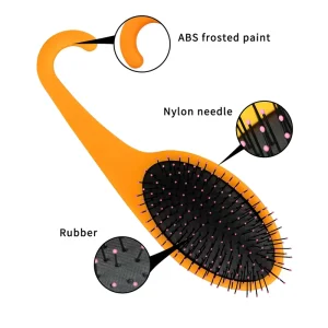 Colorful Curved Tip Air Cushion Comb Customizable Logo High Quality Comb
