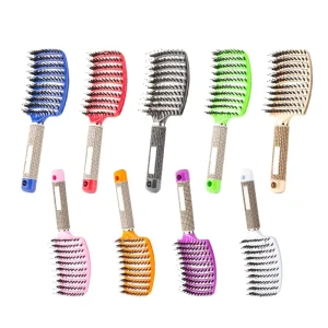 Colorful Hair Brush Hair Detangling Massage Comb Hairbrushes