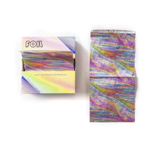 Colorful Pattern Embossed Pop up Hair Foil Sheets Custom Salon Cute Fun Aluminium Pre Cut Hairdressing Foil for Hair Coloring