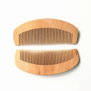 Comfortable Design Various Styles Pure Natural Green Eco friendly Bamboo Lice Comb for Home Use