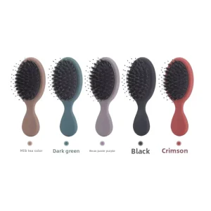 Compact Small Hair Brush Mini Hair Brush Bristle Hair Brush