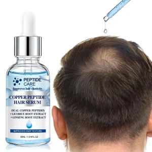 Copper Peptide Hair Serum Topical GHK-Cu AHK-Cu Hair Growth Oil Anti Hair Loss Regrowth Treatment Ghkcu Serum