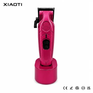 Cordless Compact Low Vibration High Toque Brushless Motor Hair Clipper with DLC Blade Custom logo Hair Trimming Machine Clipper