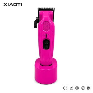 Cordless Compact Low Vibration High Toque Brushless Motor Hair Clipper with DLC Blade Custom logo Haircut Machine for Barbers