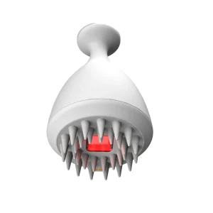 Cordless Electric Head Massager with Red Light and Vibration Massage Device for Head Wellness Head Care