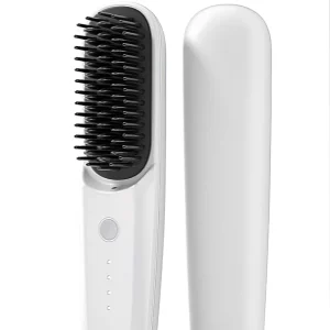 Cordless Straight Wireless Control Hair Straightening Comb Brush
