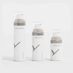Cosmetic Airless Pump Bottle 30ml 50ml 75ml Plastic PP Cylinder Water Liquid Perfume Lotion Cream Box Packing