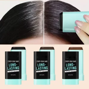 Cosmetic Grade Long Lasting No Greasy Fast Cover White Hair Waterproof Hair Vegan Black Instant Hair Color Stick Cream