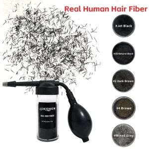 Cover Hair Loss Instant Fuller 100% Natural Keratin Protein Real Human Hair Pieces Thickening Powder Hair Building Fiber