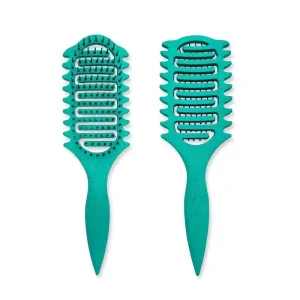 Cross-Border E-Commerce Curly Hollow Curling Comb Nylon Teeth Comfortable Plastic Bounce Hair Brush