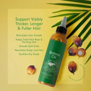Cross border Batana Hair Oil Repairing Smoothing Stimulating Hair Growth Serum Stabilized Vitamins Bottle