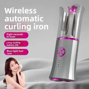 Cross border for New Style Globally Compatible USB Charged Ceramic Cordless Anti Scald Hair Curler Portable Home Travel Wet