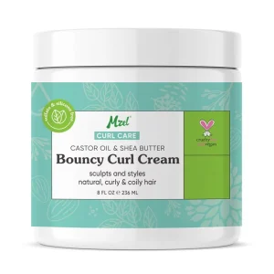 Curl Care Bio Based Bouncy Curling Cream for Natural Hair to Hydrate Define & Sculpt Curls