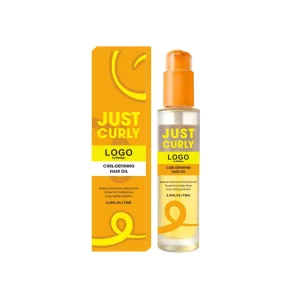 Curl Defining Hair Oil Frizz Control Long Lasting Hydration Lightweight Non Greasy Natural Curl Enhancer 72ml OEM