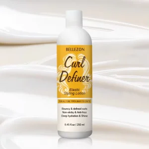 Curl Defining Lotion Frizz Control Soft Hold Moisturizing No Crunch Curls Activator Cream For Natural Waves