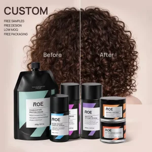 Curl Definition Hold Styling Set Curl Styling Lotion Protein Cream Elastic Curl Long-Lasting Shape Hair Care Styling Kit