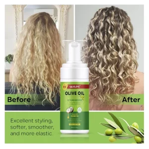 Curl Enhancers Strong Hold 100ml High Quality Private Label Curly Hair Mousse Styling Foam Style