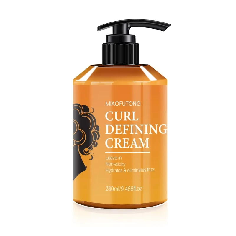 Curling Cream Daily Shaping Curly Wavy Texture Hair Elastin Cream