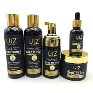 Curly Hair Conditioner Coconut & Argan Oil Repairing Add Shine Treatment Curl Defining Enhancers 2-in-1 Cream Hair Care Set