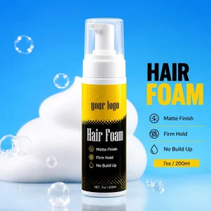 Curly Hair Foaming Lotion Waves Scrunches Conditions Fast Drying Non Flaking Adds Body Wet Setting Hair Mousse