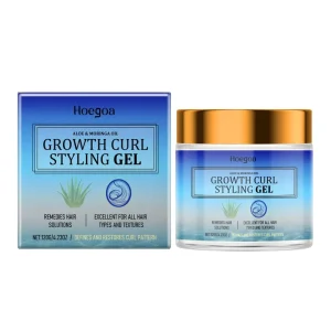 Curly Hair Styling Gel Strong Hold Moisturizing Fluffy Natural Refreshing Hair Care