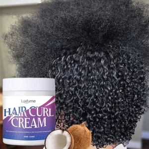 Curly Wave Curling Custard Moisturizer Hair Curl Cream for Coils and Curls