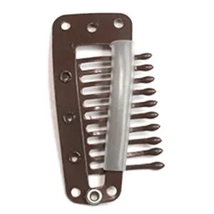 Custom 10 Teeth Metal Wig Snap Clips Hair Extension Shaping Tool Clips