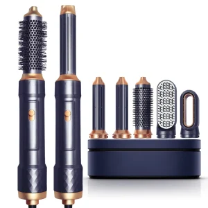 Custom 5 in 1 Hair Blower Brush Automatic Hair Curler One Step Hair Dryer Salon Tools