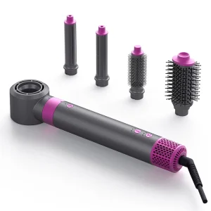 Custom 5 in 1 Hotel Professional Salon High Speed Hair Dryer Blow Portable Electric Hair Curler Hot Air Brushes Dryer