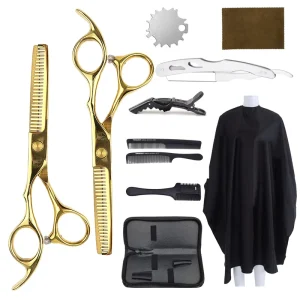 Custom 7 Inch Japan Hair Scissors Hair Cutting Salon Scissor Barber Thinning Shears Hairdressing Hair Small Mini Scissors