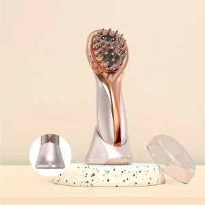 Custom App Visible Hair Scalp Massage Comb LED Laser Hair Growth Comb Brush with Camera