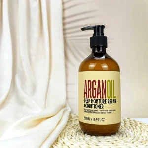 Custom Argan Oil Conditioner Suitable for All Hair Types Deeply Moisturizes Improves Dry Split Ends Hair Conditioner