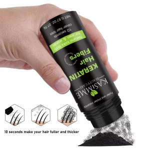 Custom Building Keratin Hair Fiber Powder 27.5g 100% Natural Eco Friendly Strong Beard Mustache Thickening Texturizing