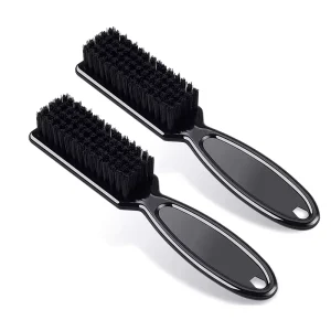 Custom Color Barbershop Hairbrush Clipper Trimmer Blade Cleaning Brush Haircut Waterproof Compact Nylon Bristle