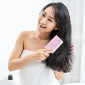 Custom Color Logo Paddle & Cushion Hair Brush 22x7cm Professional Massage with Nylon Bristles Salon Styling Tool OEM Service