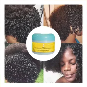 Custom Cosmetics Product Organic Gel Wax Hair Curling Cream Moisture Defining Curl Cream for Natural Hair
