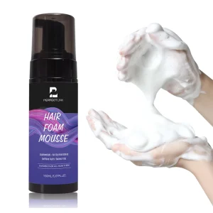 Custom Curly Hair Treatment Style Product Mousse Alcohol Free Private Label Curling Hair Mousse Styling Foam
