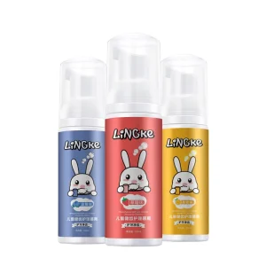 Custom Dental Care Mousse Foam for Children Many Flavors Breath Freshening Cleaning Mousse Portable Cleaning Kids Toothpaste