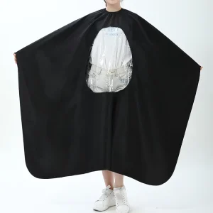 Custom Design Logo Waterproof Polyester Salon Barber Hair Cutting Cape Hair Salon Cape With Low MOQ