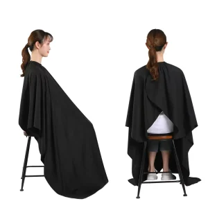 Custom Design Logo Waterproof Polyester Salon Barber Hair Cutting Cape Hair Salon Cape With Low MOQ