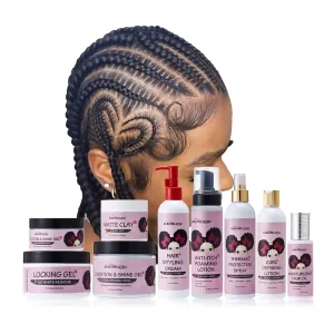 Custom Edge Control Curl Hair Styling Cream Care Hair Oil Matte Clay Neat Braid Conditioning Shine Hair Lock Gel