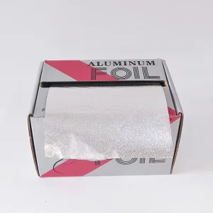 Custom Embossed Hair Foil for Highlighting 500 Sheets Coloring Pop up Sheets Aluminium Foil for Hair Salon Hairdresser