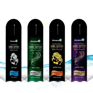 Custom Factory OEM ODM Organic Hair Styling Cream Glue Hair Fixing Spray Free Sample Available