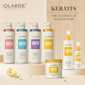 Custom Keratin Hair Care Set Anti-dandruff Moisturizing Repairing Clean Hair Shampoo and Conditioner for Oily Dry Damaged Hair