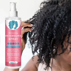 Custom Logo Barber Kid Curly Hair Styling Care Wig Leave in Heat Resistant Tangle Free Detangler Hair Spray for Anti Frizz Knot