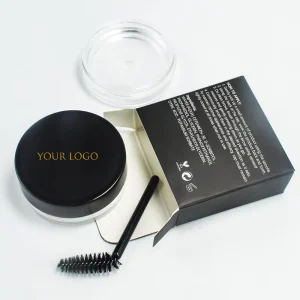 Custom Logo Eyebrow Wax Waterproof Lasting Brows Styling Soap Gel Cream Pen Private Label Eye Brow Wax